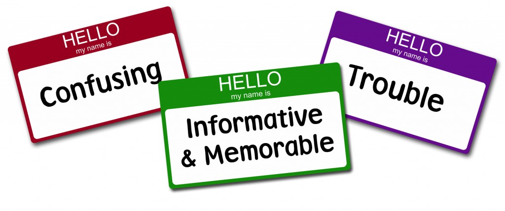 Nomenclature Naming